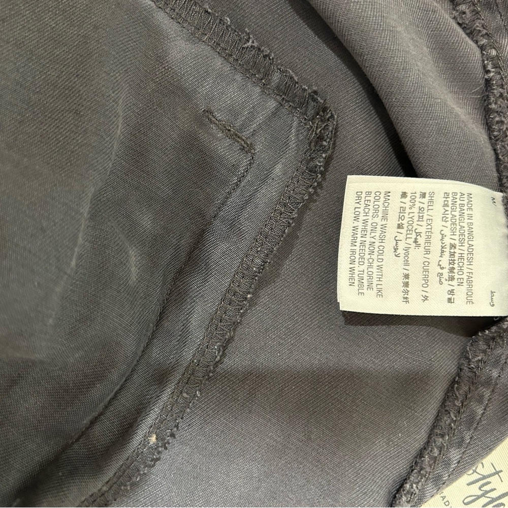 Style & Co. Slate Gray Light Weight Classic Trench Coat Size Medium. - Picture 8 of 8